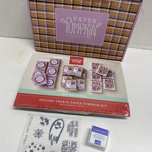 Paper Pumpkin Spooky Treats Sept 2022 unopened Card Kit